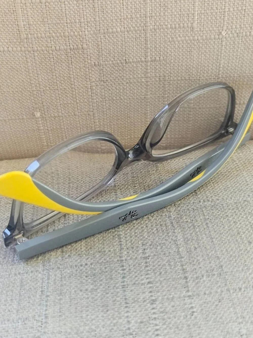 Ray-Ban Youth Eyeglasses Frame Gray/Yellow Tone Eyewear RB1586 3774 Glasses